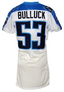 2005 Keith Bulluck Tennessee Titans Game-Used Road Jersey