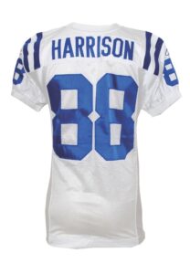 2005 Marvin Harrison Indianapolis Colts Game-Used Road Jersey