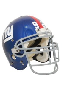 2005 Michael Strahan NY Giants Game-Used Helmet