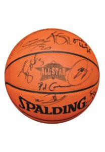 2005 NBA All-Star Game Team Autographed Basketball