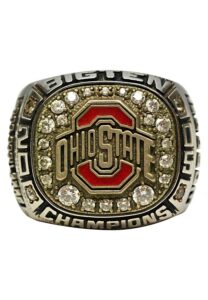 2005 Ohio State Buckeyes Big Ten Championship Ring Presented To Devin Jordan