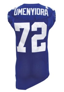 2005 Osi Umenyiora NY Giants Game-Used Home Jersey