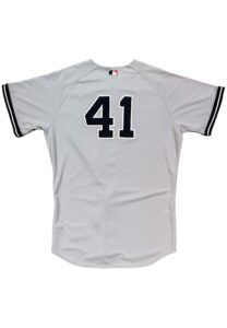 2005 Randy Johnson NY Yankees Game-Used Jersey