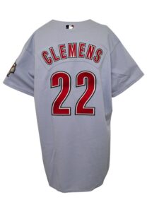 2005 Roger Clemens Houston Astros Game-Used Road Jersey