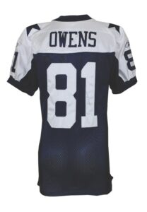 2005 Terrell Owens Dallas Cowboys Game-Used TBTC Jersey