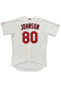 2005 Tyler Johnson St. Louis Cardinals Rookie ST Game-Used Jersey