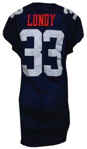 2005 Wali Lundy University of Virginia Cavaliers Game-Used Jersey