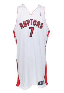 2006-07 Andrea Bargnani Toronto Raptors Game-Used Home Jersey