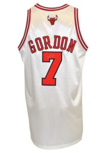 2006-07 Ben Gordon Chicago Bulls Game-Used & Autographed Home Jersey