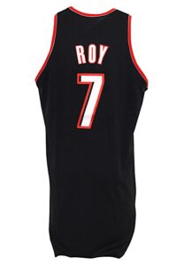 2006-07 Brandon Roy Portland Trail Blazers Rookie Game-Used Road Jersey