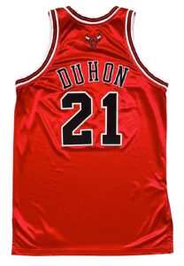 2006-07 Chris Duhon Chicago Bulls Game-Used Jersey