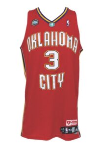 2006-07 Chris Paul New Orleans/OKC Hornets Game-Issued Valentine’s Day Jersey