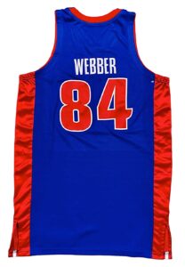 2006-07 Chris Webber Detroit Pistons Game-Used Jersey