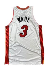 2006-07 Dwayne Wade Miami Heat Game-Used & Autographed Jersey