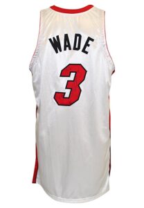 2006-07 Dwyane Wade Miami Heat Game-Used & Autographed Home Jersey