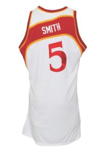 2006-07 Josh Smith Atlanta Hawks 1986-87 TBTC Game-Used & Autographed Home Jersey