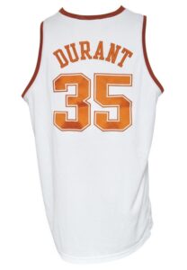 2006-07 Kevin Durant Texas Longhorns Game-Used Home Jersey (Freshman Season)