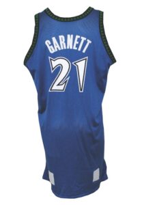 2006-07 Kevin Garnett Minnesota Timberwolves Game-Used Road Jersey