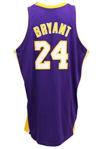 2006-07 Kobe Bryant Los Angeles Lakers Game-Used Road Uniform