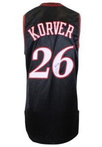 2006-07 Kyle Korver Philadelphia 76ers Game-Used & Autographed Road Jersey