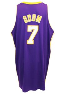 2006-07 Lamar Odom Los Angeles Lakers Game-Used Road Jersey 