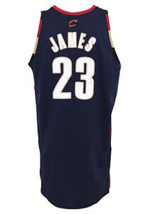 2006-07 LeBron James Cleveland Cavaliers Game-Used Alternate Jersey