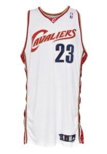 2006-07 LeBron James Cleveland Cavaliers Game-Used Home Jersey