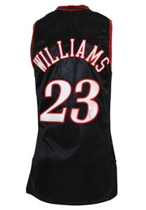 2006-07 Lou Williams Philadelphia Sixers Game-Used & Autographed Road Jersey