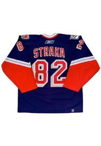 2006-07 Martin Straka NY Rangers Game-Used Alternate Jersey