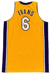 2006-07 Maurice Evans LA Lakers Game-Used & Autographed Jersey