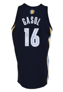 2006-07 Pau Gasol Memphis Grizzlies Game-Used Road Jersey