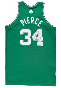 2006-07 Paul Pierce Boston Celtics Game-Used & Signed Jersey