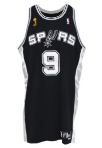 2006-07 Tony Parker San Antonio Spurs NBA Finals Game-Used Road Jersey