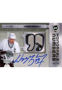 2006-07 Upper Deck The Cup Honorable Numbers Patch Wayne Gretzky Autographed