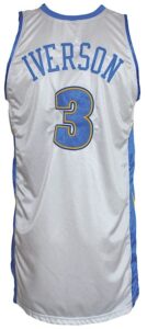 2006-2007 Allen Iverson Denver Nuggets Game-Used Home Jersey