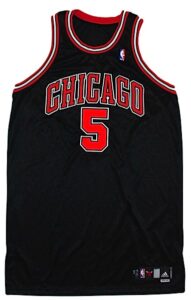 2006-2007 Andres Nocioni Chicago Bulls Game-Used Road Alternate Uniform