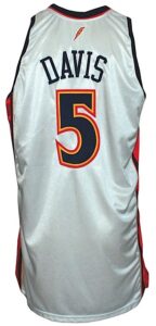 2006-2007 Baron Davis Golden State Warriors Game-Used Home Jersey