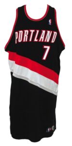 2006-2007 Brandon Roy Rookie Portland Blazers Game-Used Road Jersey