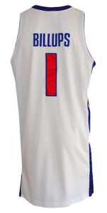 2006-2007 Chauncey Billups Detroit Pistons Game-Used Home Jersey