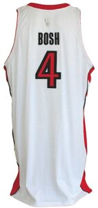 2006-2007 Chris Bosh Toronto Raptors Game-Used Home Jersey