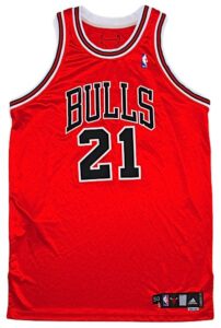 2006-2007 Chris Duhon Chicago Bulls Game-Used & Autographed Road Jersey & Shorts