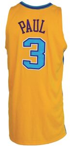 2006-2007 Chris Paul New Orleans Hornets Game-Used Road Alternate Jersey