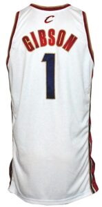 2006-2007 Daniel “Boobie” Gibson Rookie Cleveland Cavaliers Game-Used Home Jersey