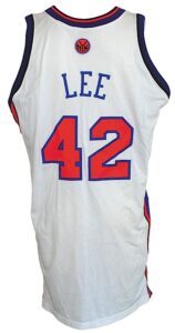 2006-2007 David Lee New York Knicks Game-Used Home Jersey