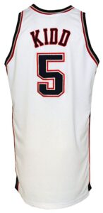 2006-2007 Jason Kidd New Jersey Nets Game-Used Home Jersey