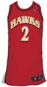 2006-2007 Joe Johnson Atlanta Hawks Game-Used Road Jersey