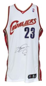 2006-2007 LeBron James Cleveland Cavaliers Game-Used & Autographed Home Jersey