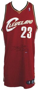 2006-2007 LeBron James Cleveland Cavaliers Game-Used & Autographed Road Jersey