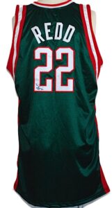 2006-2007 Michael Redd Milwaukee Bucks Game-Used & Autographed Road Jersey