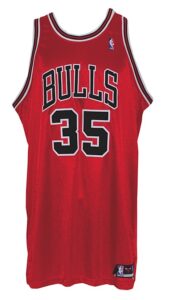 2006-2007 Mike Sweetney Chicago Bulls Game-Used Road Alternate Jersey, 2006-2007 PJ Brown Chicago Bulls ….